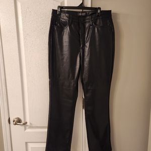 Faux Leather Pants